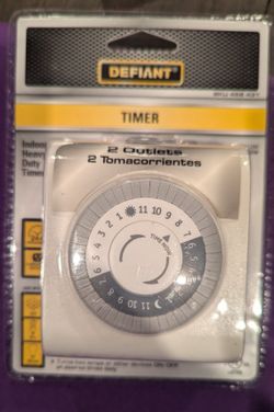 Defiant Indoor Heavy Duty Timer