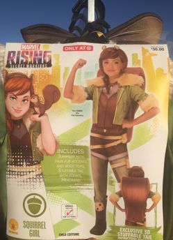 Squirrel Girl Marvel Hero Costume S-M-L