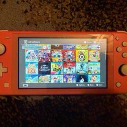 Nintendo Switch Lite mod 512GB Animal Crossing Micro SD card + Mario Galaxy case