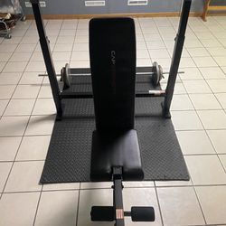 Bench, Weights, Barbell