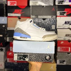 Jordan 3 “UNC” Size 10M