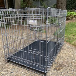 LARGE SIZE (36-INCH) STRONG WIRE DOG KENNEL/CRATE 