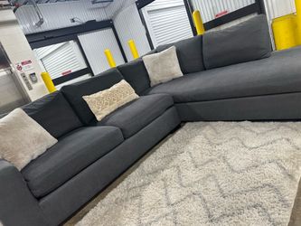 *Free Delivery*🚚 Modern Dark Gray Z Gallerie DayBed Sectional!