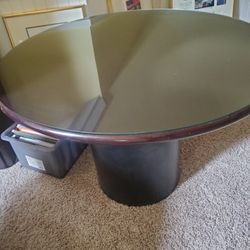 Mahogany Top Table