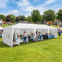 New Other TryGoal 10’ x 30’ White Outdoor Canopy Party Tent With Sidewalls
