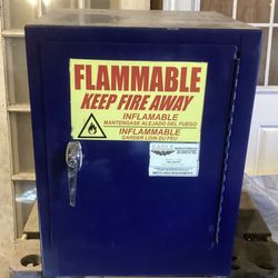 Nice 4 Gallon Metal Cabinet.