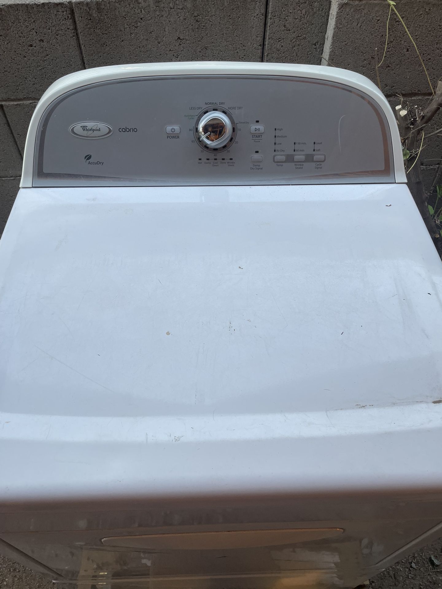 Whirlpool White Dryer