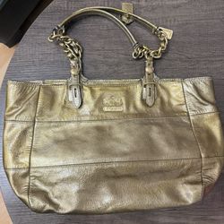 Coach Gold Purse 