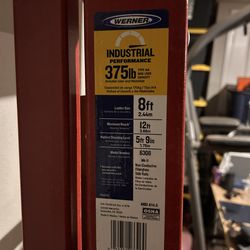 Werner 8’ Ladder. 375 Lb Load