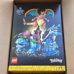 Lego 72153 Pokémon Charizard Venusaur Blastoise New