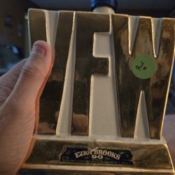 Vintage Ezra Brooks VFW decantur 