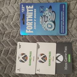 Various Xbox Game Passes
