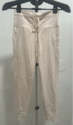 Leopard Print Jogger Pants with Pockets