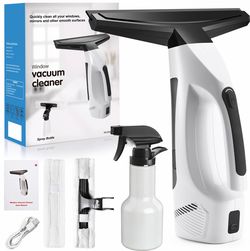 Window Vacuum Cleaner with Spray Bottle