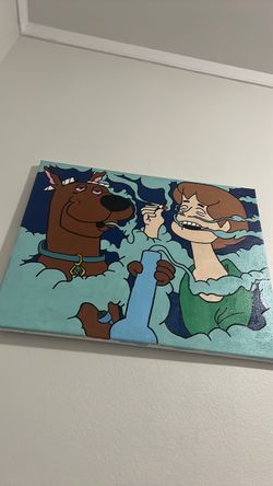 Painting High scooby and shaggy
