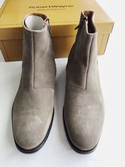 Robert wayne jacob rust suede boot discount