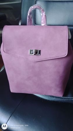 Vanessa Williams Posh Twist Mini Backpack merlot