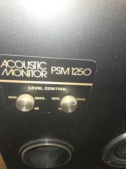 2 Acoustic Speakers W/ Covers