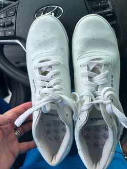 Brunswick Womens White Bowling Shoes US 10 Medium (D, M) Lace-Up Shoes/mens 8.5