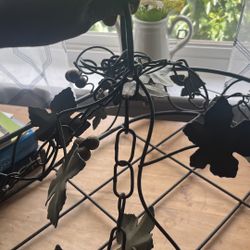 Vintage Metal Hanging Pot Rack