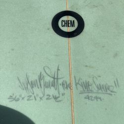 5’6 Fish chemistry Surfboard