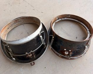 vw early oval headlight buckets