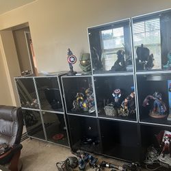 IKEA Besta Shelves With Glass Doors. Nt. Sideshow/bowen