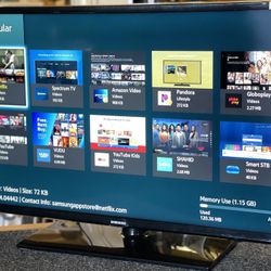 40" Samsung Smart TV with 90-day labor and parts warranty