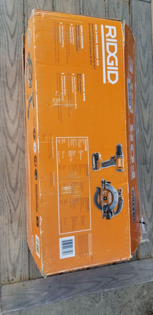 ridgid 18v 2 combo kit