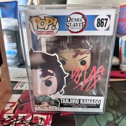 Signed Tanjiro Kamado Funko Pop 