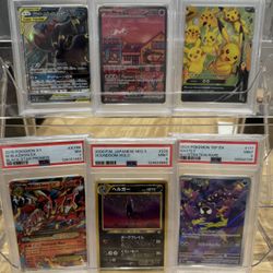 Pokemon PSA Slabs