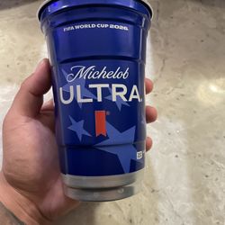 Michelob Ultra fifa souvenir cups