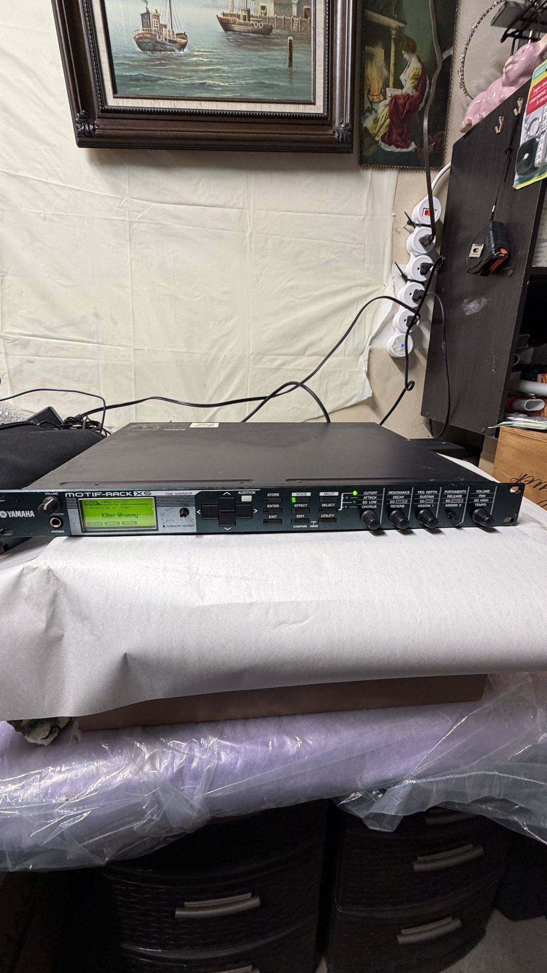 Yamaha Motif-Rack XS Tone Generator Sound Module – Tested Working