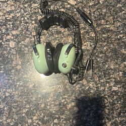 Pilot headset David Clark