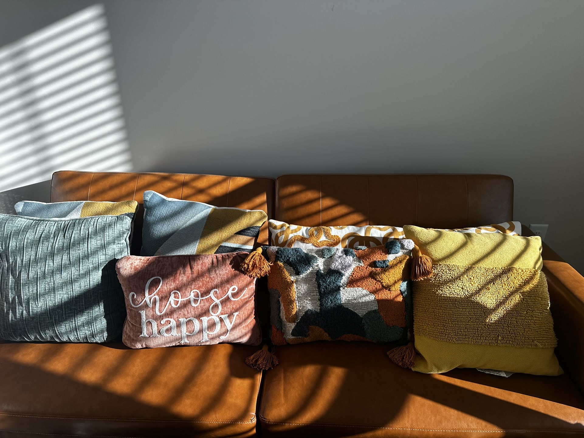 Throw Pillows – $5 each / Set $7