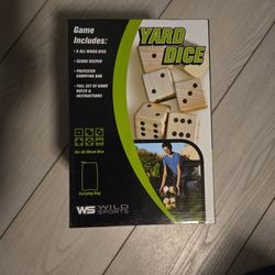 Giant Wooden Dice Set - x2