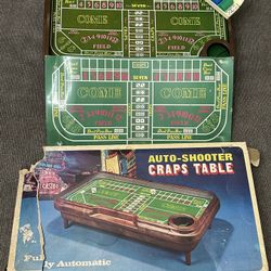 🎲 Vintage Auto-Shooter Craps Table – Fully Automatic & Working!