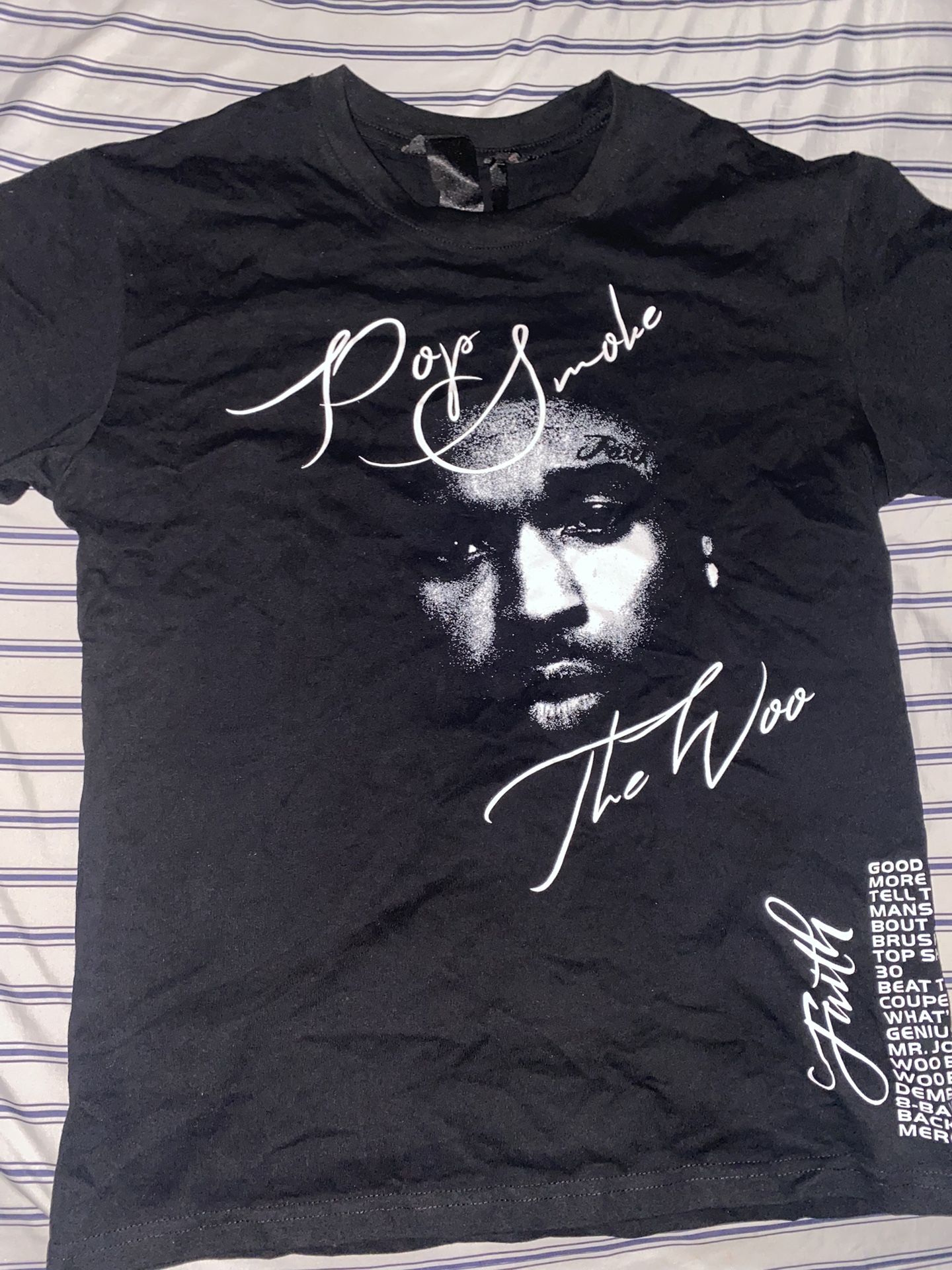 Pop Smoke V Lone Black Shirt