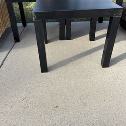 Small Black Side Tables