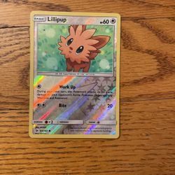 Lillipup Pokemon Card (Glossy)