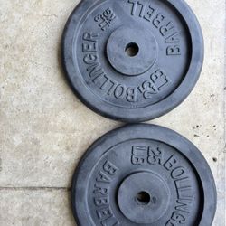 25lb Pair One Inch Plates 