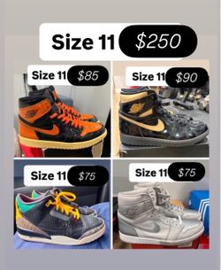 Jordan retros super cheap size 11 $250