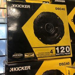 Kicker 4 Inch Speakers On Sale Today For 59.99