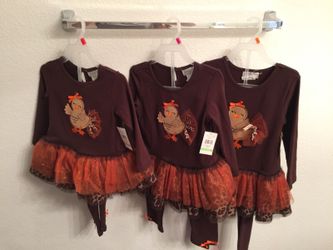 Thanksgiving Turkey Kids outfit's