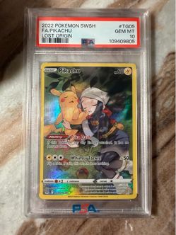 Pokemon Pikachu Lost Origin PSA 10