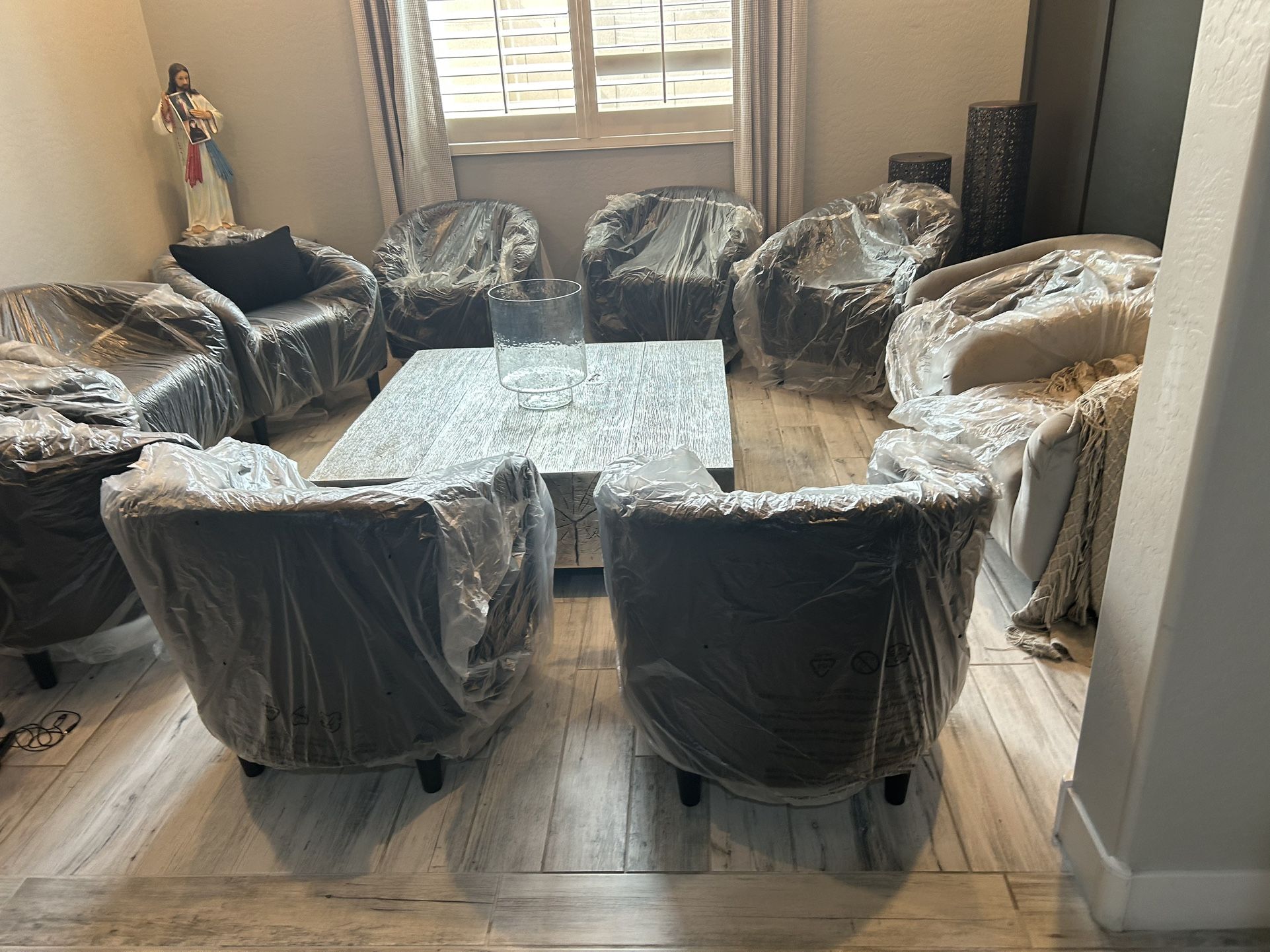 accent Chair, Brand New $320  For Pair We Have A 10 Eight Black Two Grey. 