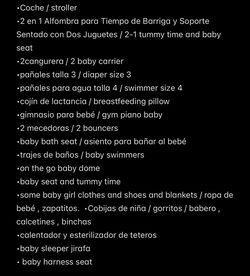 Cosas de bebé para niña / más fotos dm