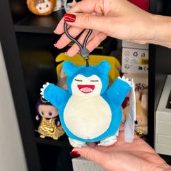 PREMIUM QUALITY Pokemon Snorlax Bag Charm | Key Pendant Kawaii | School Backpack Gift