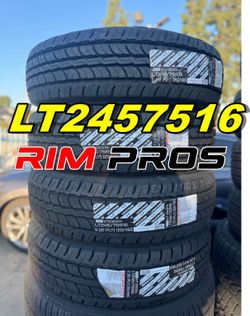 LT2457516 TIRES 10 PLY FREE INSTALL BALANCE 