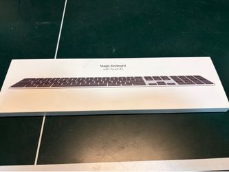 Black Apple Magic Keyboard with Touch ID